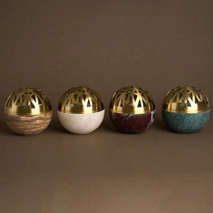 Quemador de incienso árabe de mármol y Metal de calidad lujosa, nueva llegada superior, difusor de aromaterapia con fragancia para el hogar - Product Image 2