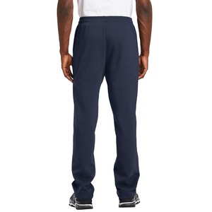 Men's Mid Waist Windproof Breathable 100% Cotton Fleece Sweatpants Jogger <b>Trousers</b> <b>Drawstring</b> Closure Wholesale Athletic Pants - Product Image 5