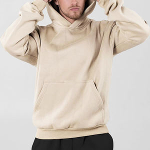 Sweat à capuche oversize pour homme en molleton d'hiver en coton mélangé de haute qualité - Logo personnalisé Couleurs personnalisées Séchage rapide - Product Image 5