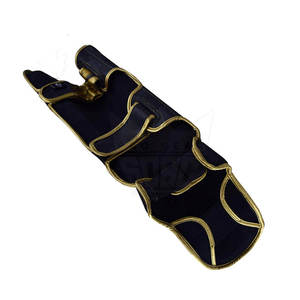 Protège-tibias de Muay Thai en cuir réglable, léger et respirant, avec protection des pieds et des genoux – Prix usine - Product Image 6
