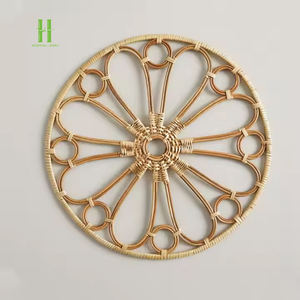 แผ่นรองจานหวายแบบ Boho สำหรับงานแต่งงานจานหวาย - Product Image 1