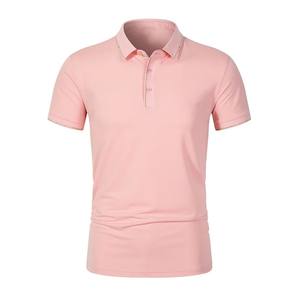 100% algodón orgánico para hombres personalizados para Polos camiseta bordada de verano ropa informal transpirable de alta calidad logotipo personalizado - Product Image 2