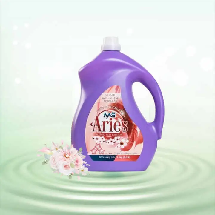 Tím giặt xà phòng bong bóng mg Aries giặt chất tẩy rửa tự nhiên mùi hương lỏng giặt chất tẩy rửa bán buôn chất tẩy rửa