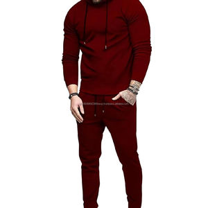 Survêtements en molleton d'hiver en tissu de qualité supérieure, vente en gros, logo personnalisé, survêtement décontracté, jogging pour homme, 100% coton - Product Image 5