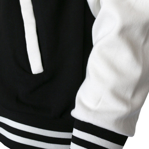 Chaqueta universitaria de béisbol Varsity de alta calidad con cuello levantado de lona para hombre y mujer de último diseño personalizado a estrenar - Product Image 5