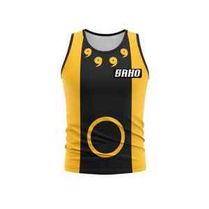 Gilet GAA évacuant l'humidité avec corps et écusson respirants en maille extensible athlétique quantité minimale de commande OEM - Product Image 4