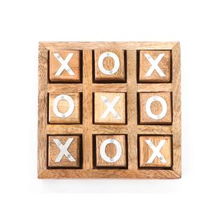 Juego de Mesa de Tres en Raya de Madera Artesanal con Figuras de Chiles y Kokopelli - Product Image 3