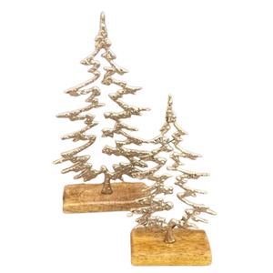 Bằng Gỗ Sắt Kim Loại Cây Giáng Sinh Với Ngôi Sao Cho Giáng Sinh Bảng Trang Trí Nội Thất Bảng Top X Mas Cây LED Chiếu Sáng Kim Loại - Product Image 6