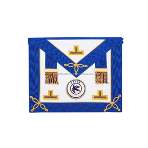 Premium <b>Craft</b> Provincial Apron Masonic Regalia Bullion <b>Wire</b> Embroidery Custom Design High Quality Manufacturer - Product Image 1