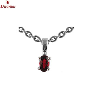 Bon prix pendentif personnalisé en argent sterling 925 onyx rouge multi couleur pierres précieuses pour les femmes bijoux fins - Product Image 4