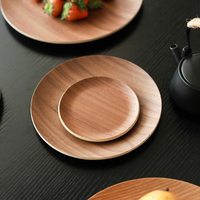 Assiettes de service en céramique écologiques polies de 7,5 pouces, lot de 6 assiettes à dîner réutilisables au design minimaliste pour collations, vente en gros