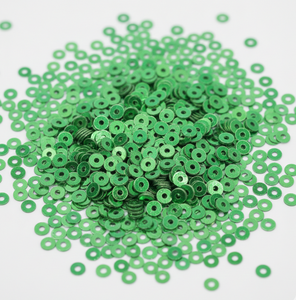 กลิตเตอร์โพลีเอสเตอร์สีเขียวรักษ์โลกแบบหลวมๆ สำหรับตกแต่งเสื้อผ้าและสิ่งทอ - Product Image 1