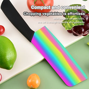 Cuchillo de Chef de Cerámica al por Mayor de Fábrica, Mango de Plástico con Estampado Floral para Cocina Diaria, Venta Caliente, Envío Gratis - Product Image 5