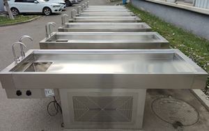 Mesa de Disección Eléctrica de Marca Confiable, Estación de Autopsia, Mesa de Embalsamamiento, Fabricada en Acero Inoxidable - Product Image 6