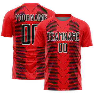 Maillot de football personnalisé Pro Fit unisexe adulte, léger, 100% polyester, tissu respirant, numéros, noms et logos personnalisés - Product Image 4