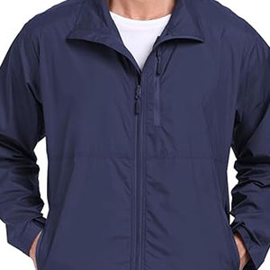 Chaqueta Cortavientos Reversible Delgada Personalizada 2025, Impermeable, con Cremallera, para Invierno, Deportes al Aire Libre, Ropa Urbana, 100% Poliéster, Unisex - Product Image 6