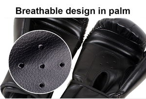 Gants de boxe de haute qualité, meilleurs gants de boxe professionnels, fermeture à boucle, PU, 10 oz, 12 oz, 16 oz, 20 oz, pour le kick-boxing, le combat et l'entraînement - Product Image 4