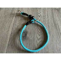 Collier antidérapant en nylon solide pour collier de dressage de chien de poids moyen et léger bouchon de corde tressée réglable pour dressage de chien dominant