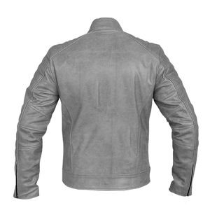 Chaquetas clásicas de piel sintética para hombre, moda Vintage, color negro - Product Image 6