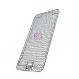 Panier chirurgical perforé en acier inoxydable avec base plate et couvercle latéral |   Plateau pour instruments médicaux certifié CE ISO - Product Image 6