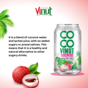 Meilleure vente de jus de litchi pur à l'eau de coco marque privée OEM ODM boîte de sachets en vrac emballée certifiée HALAL BRC - Product Image 4