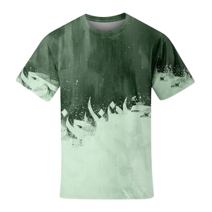 Camiseta OEM de algodón con diseño de logotipo personalizado 100% para hombre y mujer, camiseta de manga corta con cuello redondo de color en contraste y talla grande - Product Image 5