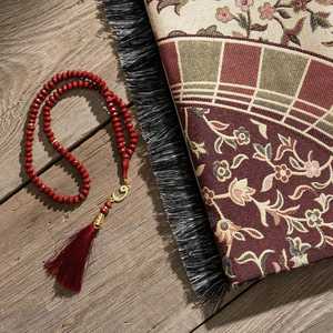 Tapis de prière de voyage compact pliable et léger pour une utilisation facile en déplacement ou dans n'importe quel espace de prière tapis de culte musulman - Product Image 5