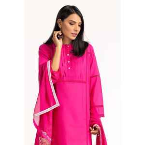 Salwar Kameez de Algodón Teñido Dobby WGK-DBS-DE-2192, Camisa y Pantalón para Fiesta, Dupatta Bordada - Product Image 4