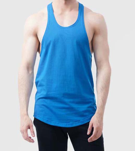 Venta al por mayor logotipo personalizado nuevo estilo de diseño de moda de los hombres camisetas sin mangas gimnasio Fitness algodón de gran tamaño de talla grande chaleco sin mangas transpirable - Product Image 6