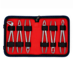 M.A SIDDIQUE INTERNATIONAL 10 piezas Extra-Strength German Stainless Steel Ergonomic Grip Class I Fórceps de extracción Dental - Product Image 1