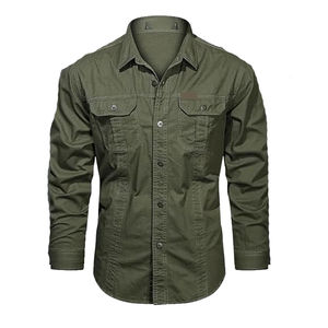 Gran oferta de camisa para hombre con tela de secado rápido con mangas largas, opciones de talla grande, estilo informal con botones y ropa transpirable - Product Image 6