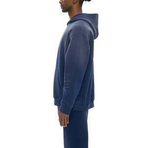 Sweat à capuche polaire effet délavé - Zippé, étiquette personnalisée, sérigraphie, 500 GSM, Tailles XXS-6XL - Product Image 4