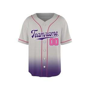 Conjuntos de Camisetas de Béisbol Deportivas para Hombre, Cuello en V, Transpirables, Anti-UV, Antibacterianas, de Secado Rápido, que Absorben la Humedad, Personalizables a Precio Económico - Product Image 3