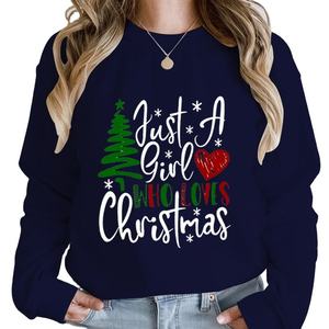 เสื้อฮู้ดถักแขนยาวสำหรับผู้หญิงเสื้อปักเลื่อมผ้าฝ้ายโอเวอร์ไซส์พิมพ์ลายแฟชั่น - Product Image 1