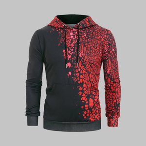 Nouveauté, style tendance, couleur personnalisée, sweat-shirt en molleton de coton uni, lavage à la pierre, hiver - Product Image 2