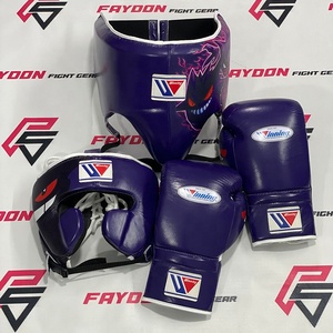 Latest Model Winning Pink Genger Sparring Boxing Set Custom Made Training Gear Muay Thai Martial Arts Fighting Gloves Head Groin - Product Image 4