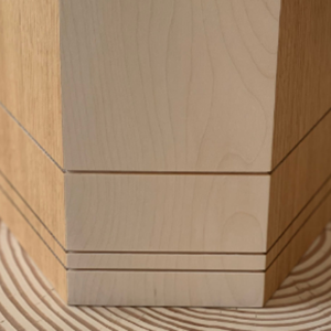 โกศไม้ห้าแฉกสำหรับงานศพงานหัตถกรรมโกศใส่เถ้ากระดูกจากโรงงานเวียดนามขายส่ง - Product Image 2