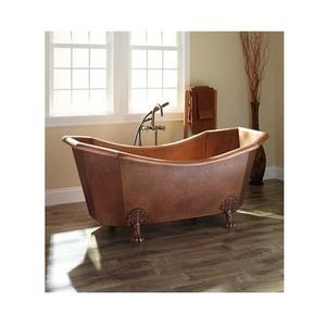Mejor Venta de calidad premium bañera de diseño estándar bañera de cobre forma y tamaño personalizado bañera de cobre - Product Image 3