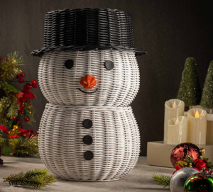 Sisu ตะกร้าหวายใส่ขนมดีไซน์ใหม่น่ารักสำหรับตกแต่งบ้านตะกร้าใส่ช็อคโกแลตงานฝีมือ - Product Image 2