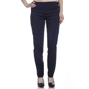 Pantalon de robe de couleur unie uni coupe ajustée en plein air poches des deux côtés pantalon de robe décontracté de bureau affaires formelle dame filles respirant - Product Image 4