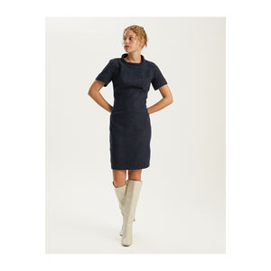 BGN Women's <b>Wool</b> Blend Dress with Embroidery Detail Made in Turkey - Product Image 3