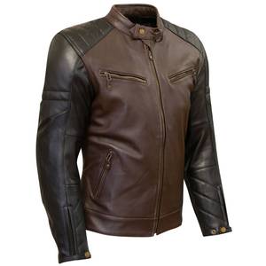 Suministro en línea de fábrica Nuevo estilo XL Tamaño Chaqueta de cuero de vaca genuina para motocicleta Cuello alto de invierno Venta caliente Precio competitivo - Product Image 6