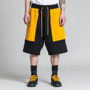 กางเกงขาสั้นผู้ชายทรงขาบาน ผ้าฟลีซ 460 GSM แห้งเร็ว เป็นมิตรกับสิ่งแวดล้อม มีเชือกผูก - Product Image 1