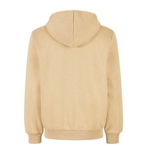 Sudadera con Capucha y Cremallera para Hombre, Estilo Europeo Americano, 100% Algodón, Gruesa, Talla Grande, Color Sólido, Invierno, Logotipo Personalizado, Venta al Por Mayor - Product Image 3