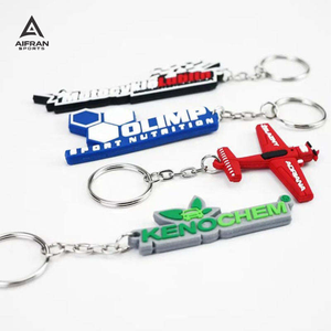 Llavero de PVC Suave 3D AIFRAN, Llavero de Goma Promocional con Logotipo Personalizado, Colgante de Anime de Dibujos Animados Personalizado, Regalo al por Mayor - Product Image 1