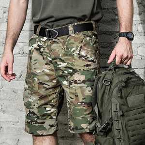 Short cargo de qualité supérieure pour hommes coupe décontractée camouflage randonnée en plein air travail coton short décontracté avec 6 poches - Product Image 3
