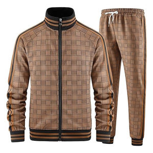 Tendance Vente en gros Impression personnalisée Logo Haute Qualité Sport Gym polyester spandex Polaire Sweat à capuche zippé pour hommes Survêtement - Product Image 4