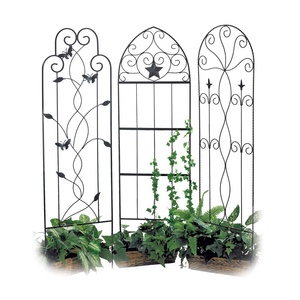 Enrejado de jardín de metal duradero que proporciona un soporte vertical decorativo y resistente para plantas trepadoras en jardines exteriores. - Product Image 2