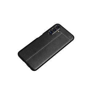 Coque en silicone bleu marine premium JoieCreatif Niss pour Samsung Galaxy A13 5G, protection arrière souple en TPU, électroplaquée - Product Image 4