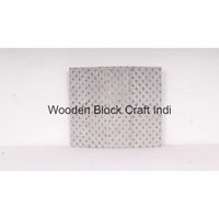 Poubelle en bois faite à la main avec structure debout décorative imprimée de fleurs pour le recyclage à l'aide de tissu 100% coton dans la salle d'étude